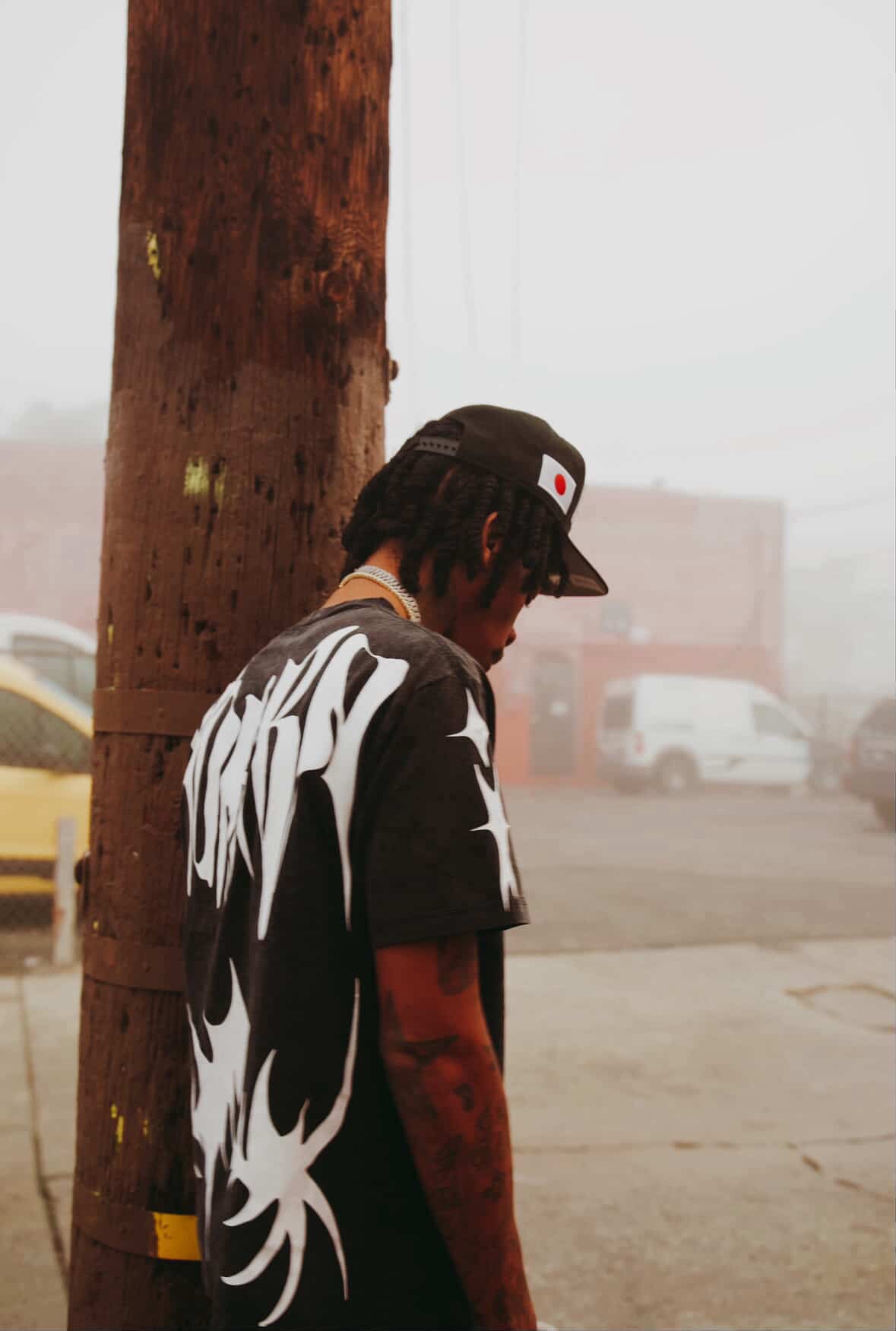 Black Morba Vintage Oversized T-Shirt