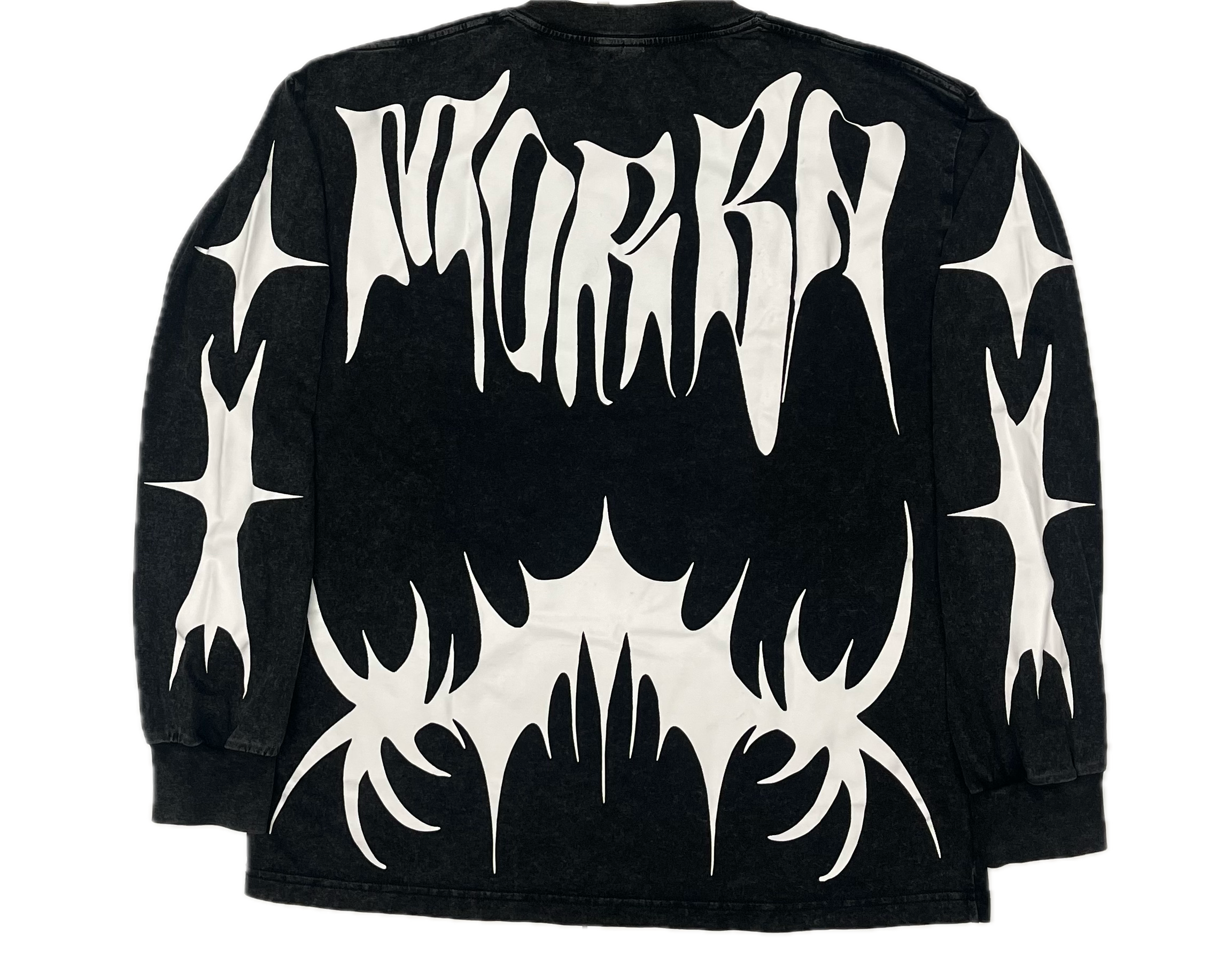 Black Morba Vintage Oversized Long Sleeve
