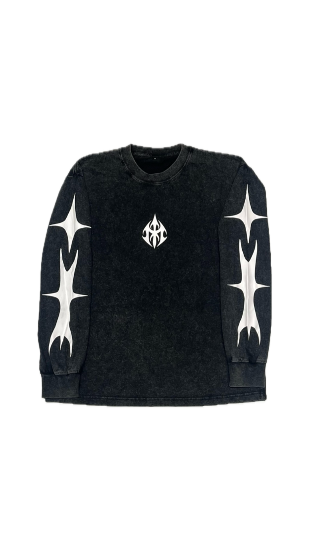 Black Morba Vintage Oversized Long Sleeve