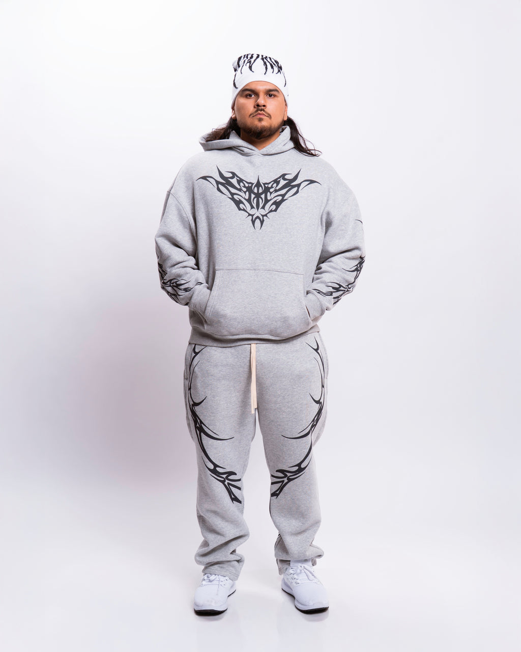 Gray Morba Sigil Hoodie