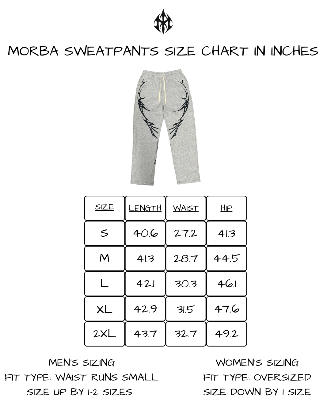 Gray Morba Sigil Sweatpants