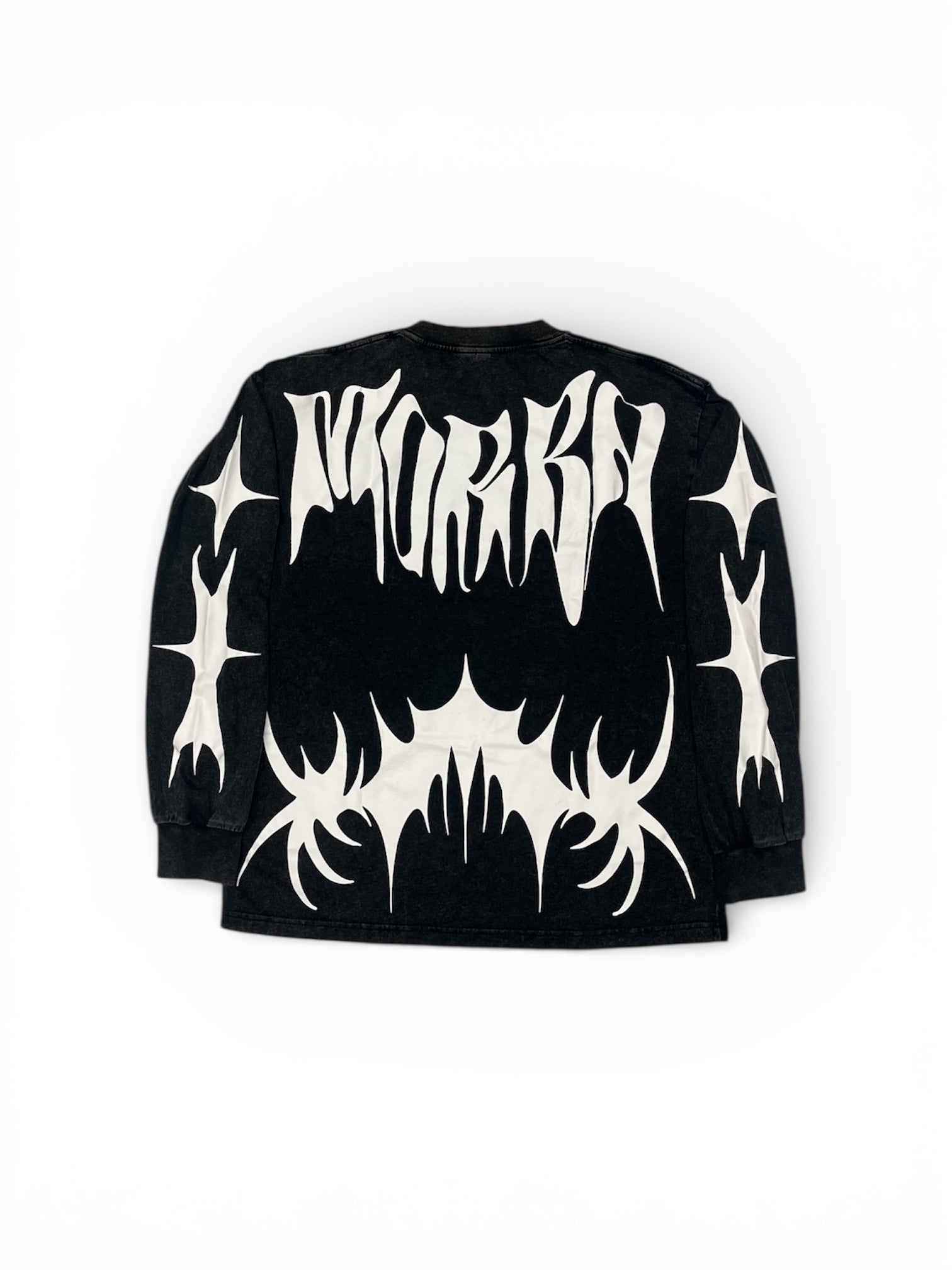 Black Morba Vintage Oversized Long Sleeve