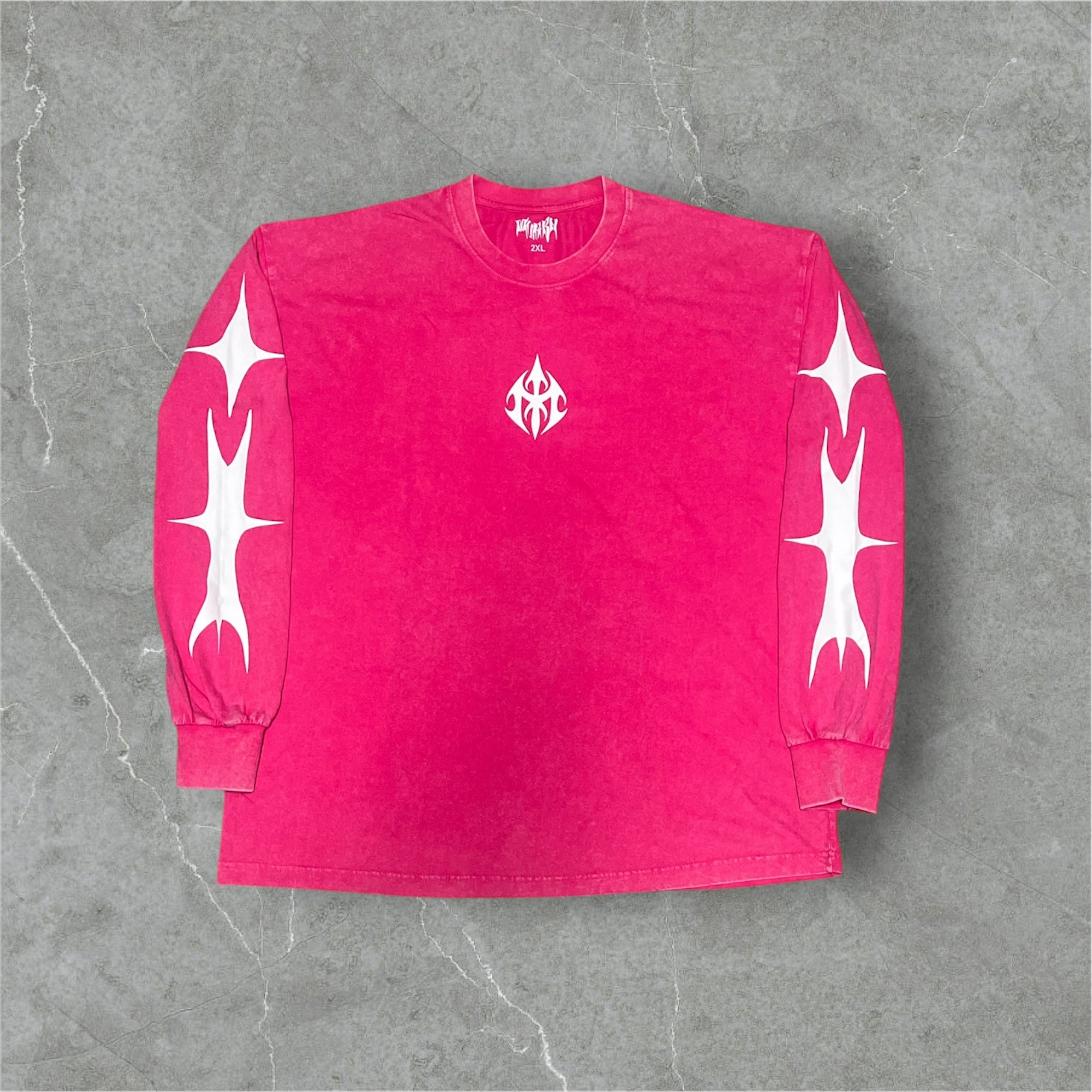 Pink Morba Vintage Oversized Long Sleeve