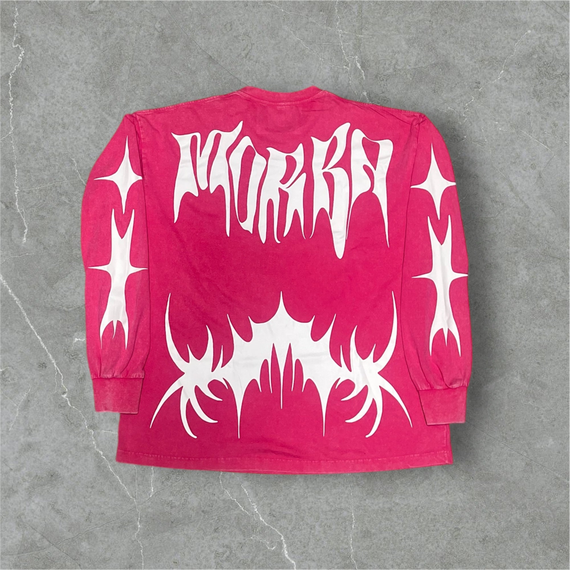 Pink Morba Vintage Oversized Long Sleeve