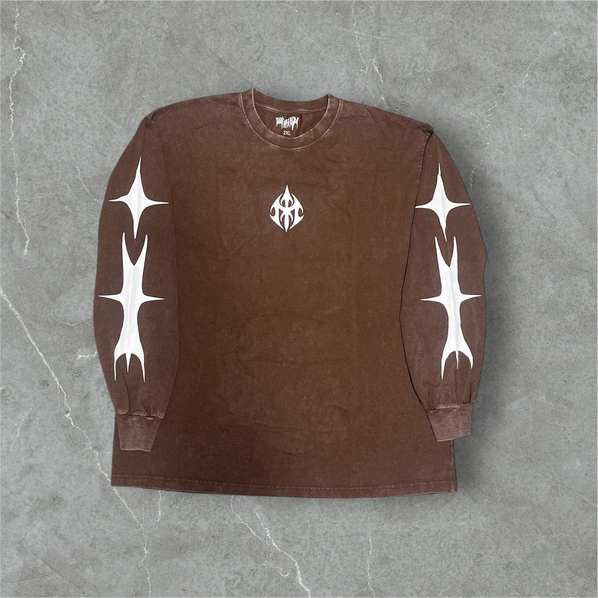 Brown Morba Vintage Oversized Long Sleeve