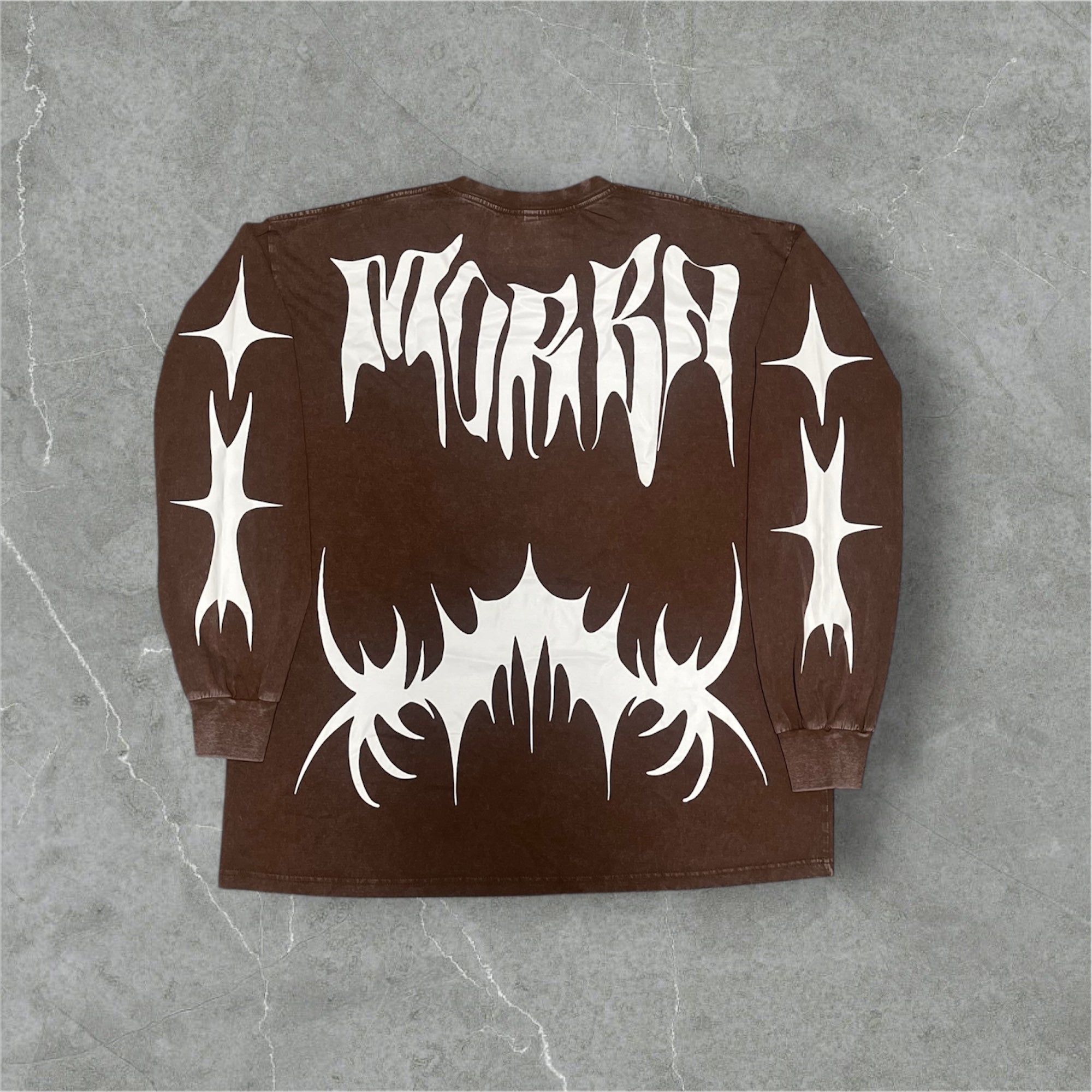 Brown Morba Vintage Oversized Long Sleeve