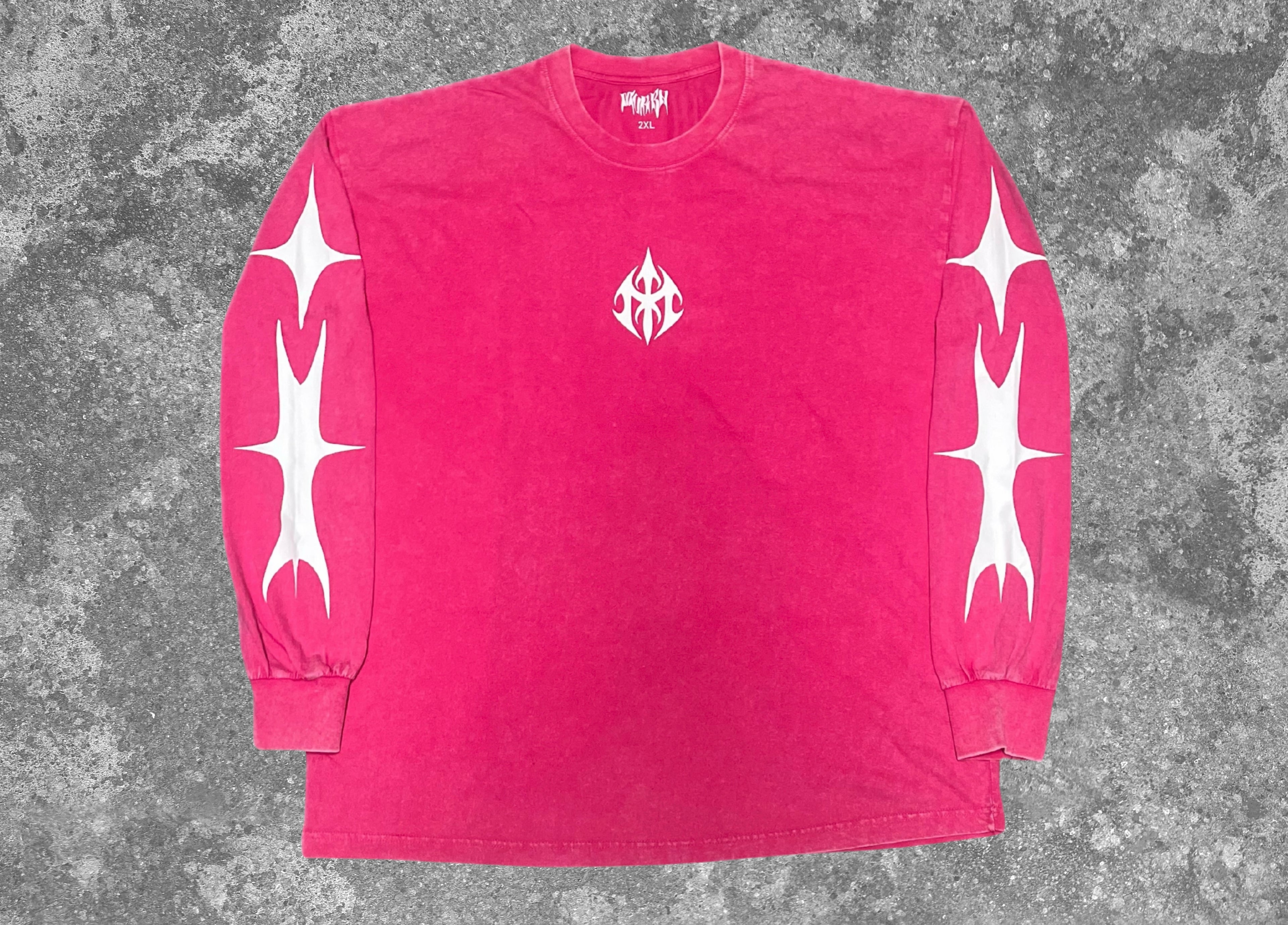 Pink Morba Vintage Oversized Long Sleeve