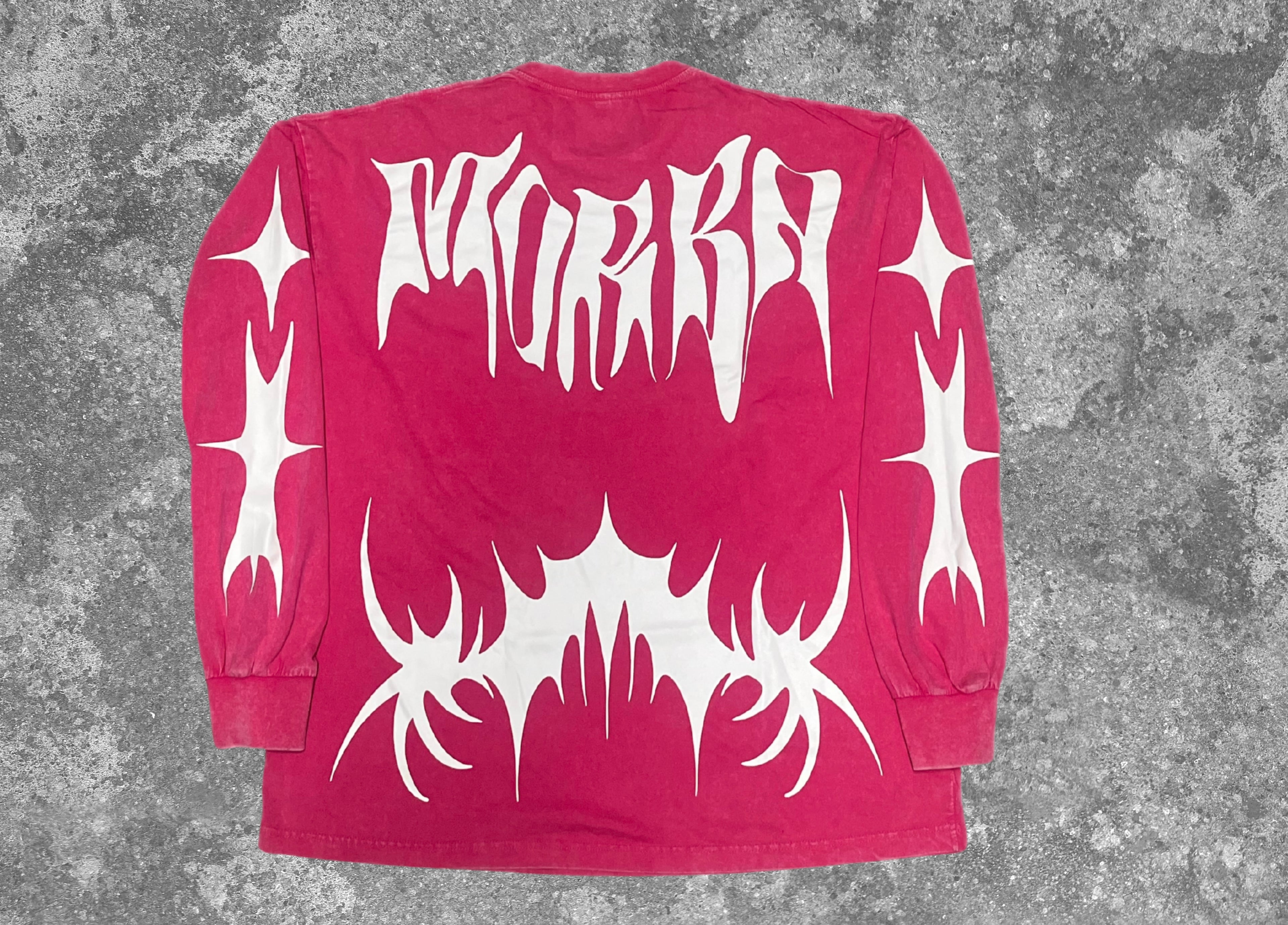 Pink Morba Vintage Oversized Long Sleeve