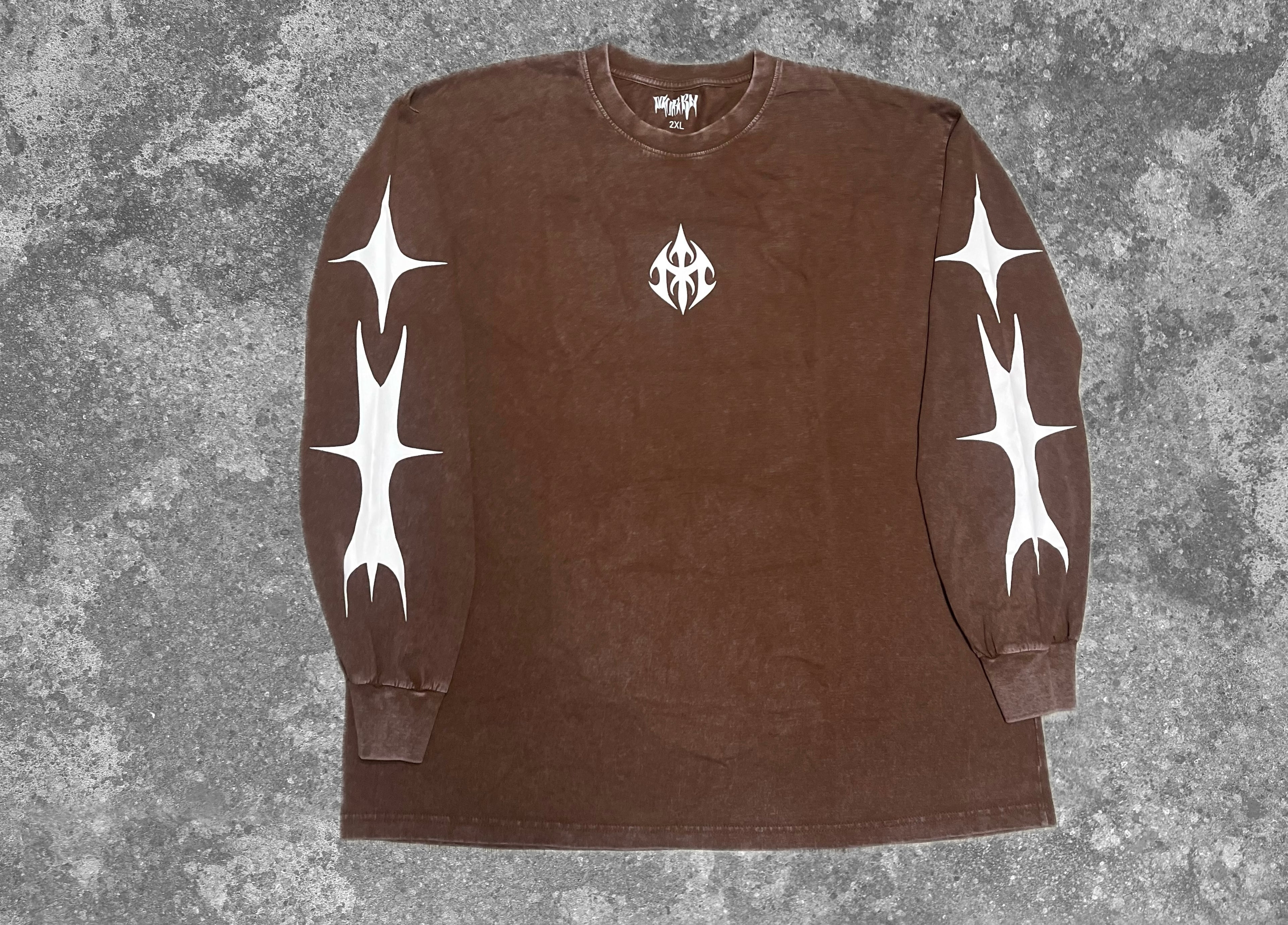 Brown Morba Vintage Oversized Long Sleeve